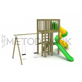 62 A Standard Wooden Playground